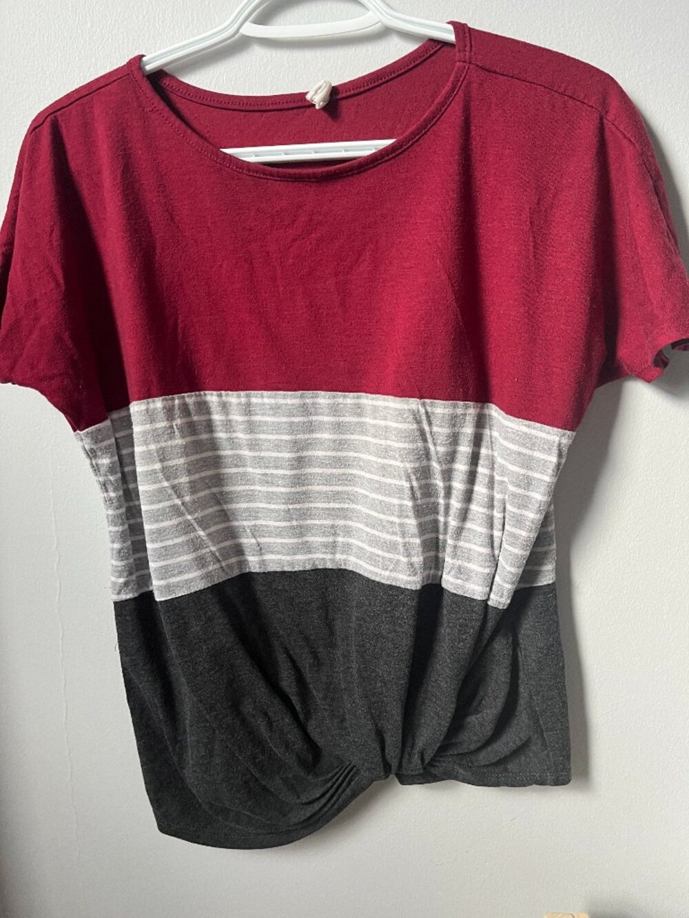 Colour block tee